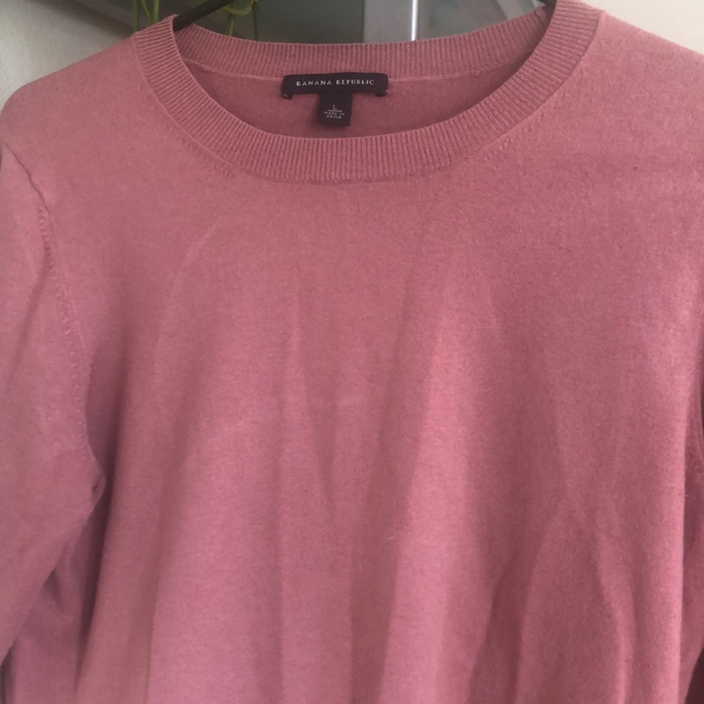 Banana republic beautiful dusty rose large sweater